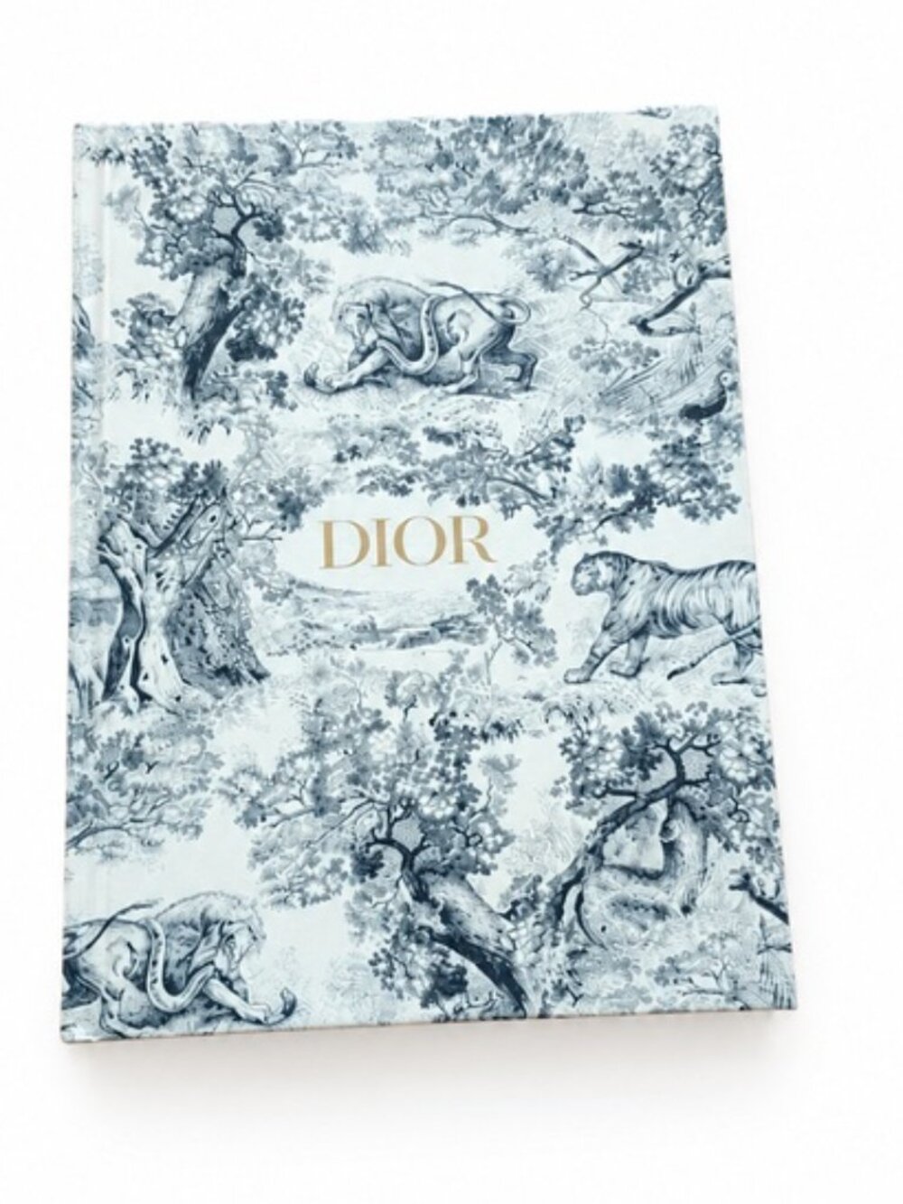 Christian Dior Toile de Jouy Notebook White Blue 18x13cm Japan Novelty 2022